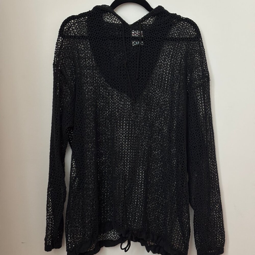 Mesh Oversized Hoodie